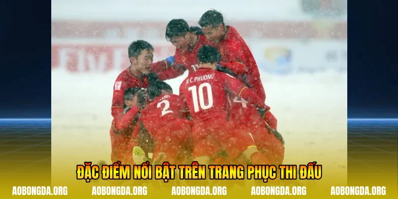 Đặc điểm nổi bật trên trang phục thi đấu